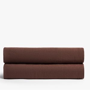 Parachute Linen Fitted Sheet - Raisin